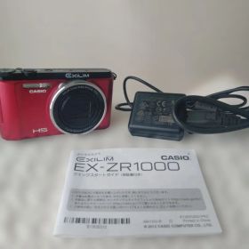 デジカメ 動作確認済み CASIO EXILIM EX-ZR1000 レッド