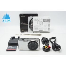 訳あり品 CASIO カシオ EXILIM EX-ZR10 コンパクトデジタルカメラ シルバー 元箱付 260620t【アルプスカメラ】