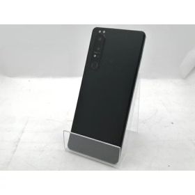 【中古】SONY au 【SIMロックあり】 Xperia 1 III フロストブラック 12GB 256GB SOG03【秋葉5号】保証期間1ヶ月【ランクB】