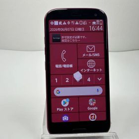 【中古】 NTT docomo らくらくスマートフォン F-52B ピンク 【Cランク】