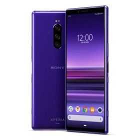 【SIMロック解除済】au Xperia1 SOV40 パープル SONY 当社3ヶ月間保証 中古 イオシス