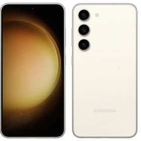 【中古】Cランク【傷や汚れあり】 SIMフリー SCG19 SAMSUNG Galaxy S23 クリーム 本体のみ 利用制限〇(白ロム) 送料無料