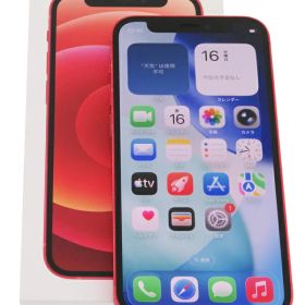 【Apple】アップル『iPhone12mini / 5.4inch / 64GB / SIMロック解除済み Softbank / プロダクトレッド』MGAE3J/A スマートフォン 1週間保証【中古】