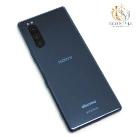 【初期化済】docomo Xperia 5 SO-01M ブルー 本体 スマホ 中古B