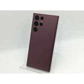 【中古】SAMSUNG au 【SIMフリー】 Galaxy S22 Ultra バーガンディ 12GB 256GB SCG14【中野】保証期間1ヶ月【ランクB】