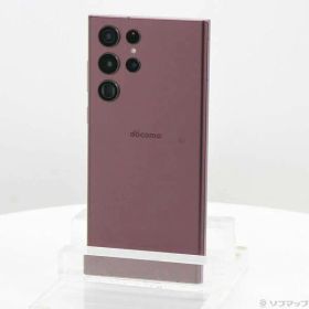 【中古】SAMSUNG(サムスン) Galaxy S22 Ultra 256GB バーガンディ SC-52C docomo SIMフリー 【276-ud】