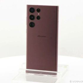 【中古】SAMSUNG(サムスン) Galaxy S22 Ultra 256GB バーガンディ SC-52C docomo SIMフリー 【348-ud】