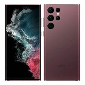 【中古】【安心保証】 Galaxy S22 Ultra SCG14[256GB] au バーガンディ