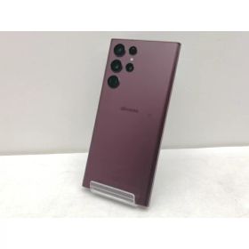 【中古】SAMSUNG docomo 【SIMフリー】 Galaxy S22 Ultra バーガンディ 12GB 256GB SC-52C【仙台イービーンズ】保証期間1ヶ月【ランクC】