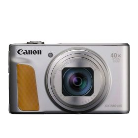 デジタルカメラ PowerShot SX740 HS Canon キヤノン 光学40倍ズーム DIGIC8 4K動画撮影 2110万画素 Wi-Fi接続 スマホ自動転送 シルバー 2956C004 PSSX740HSSL ◆宅 【楽天ロジ発送】