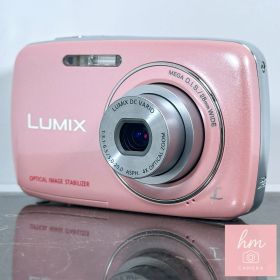 【美品】Panasonic LUMIX DMC-S1 ピンク 1210万画素 光学4倍ズーム 広角28mm おまかせiA スリム軽量 コンパクトデジタルカメラ パナソニック ルミックス