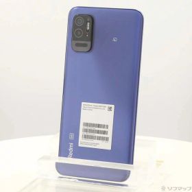 【中古】XIAOMI Redmi Note 10T 64GB ナイトタイムブルー 22021119KR SIMフリー 【295-ud】