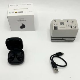 【中古 動作確認済】 ソニー(SONY) ワイヤレス ノイズキャンセリング イヤホン LinkBuds Fit WF-LS910N BZ ブラック リンクバズフィット 完全ワイヤレス 完全ワイヤレスイヤホン ワイヤレスイヤホン Bluetooth IPX4 防滴 マルチポイント 外音取り込み 軽量 音楽 音楽鑑賞 音