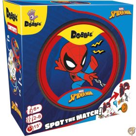 ASMODEE Dobble Spiderman ドブル スパイダーマン カードゲーム 55枚 缶ケース入り 観察力・反射神経ゲーム 5種類の遊び方
