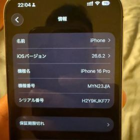 Apple iPhone 16 Pro 本体 256GB