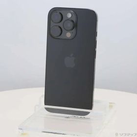 ソフマップ 〔中古品〕 iPhone16 Pro 128GB ブラックチタニウム MYMV3J／A SIMフリー【348】