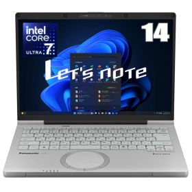 【Core Ultra7 搭載】レッツノート Let'sNote FC6 Windows11 Pro 64bit Core Ultra7 メモリ16GB SSD 512GB 光学ドライブ非搭載 高速無線LANax Wi-Fi6E Bluetooth5.3 顔認証対応シャッター付webカメラ 日本語キーボード 14