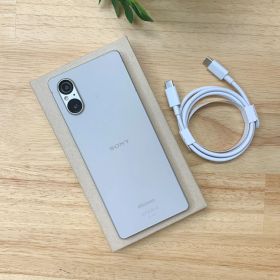 Xperia 5 V SO-53D 128GB プラチナシルバー ドコモ版 SIMフリー 送料無料