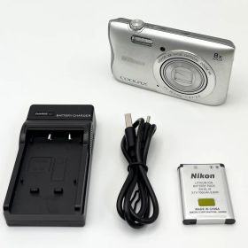 ニコン Nikon デジタルカメラ デジカメ COOLPIX S3700 SL SILVER [シルバー]【中古】【難あり品】【20316774-081509】
