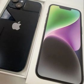 Apple iPhone 14 256GB ミッドナイト 付属品完備 スマホ