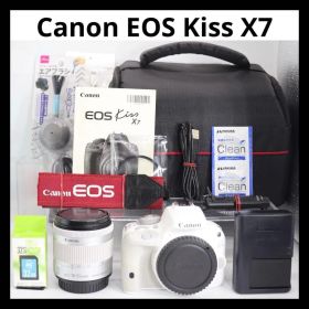 比較的美品 【Canon EOS Kiss X7 レンズセット】 安心返品保証◎
