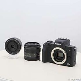 〔中古品〕 EOS Kiss M (ブラック) ダブルレンズキット〔中古品〕 EOS Kiss M (ブラック) ダブルレンズキット