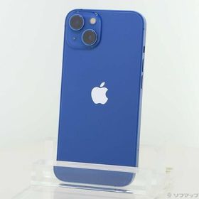 〔中古〕Apple(アップル) iPhone13 512GB ブルー MLNT3J／A SIMフリー〔377-ud〕