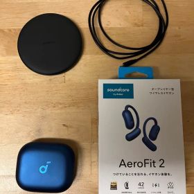 Anker Soundcore AeroFit 2 ネイビー 美品 充電器付