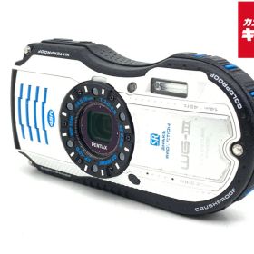 【中古】 【並品】 ペンタックス Optio WG-3 ホワイト・ブルー