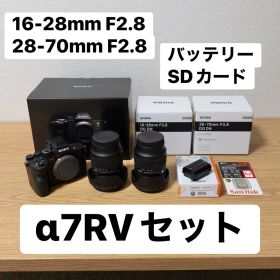 【美品】SONY α7RV+レンズ等セット シャッター回数29,322