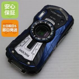 良品中古 WG-40w ブルー 即日発送 コンデジ RICOH 本体 土日祝発送OK