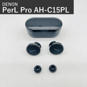 デノン Denon PerL Pro AH-C15PL ワイヤレスイヤホン ブラック 完全ワイヤレス Bluetooth ノイズキャンセリング ANC aptX Lossless ロスレス マルチポイント ワイヤレス充電 IPX4 イヤーピース付属