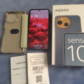 美品【AQUOS SENSE10】デニムネイビー※外箱に難有り※