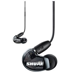SHURE イヤホン・ヘッドホン AONIC 215 SE215DYBK+UNI-A [トランスルーセントブラック]