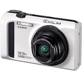 【中古】【39shop】CASIO★デジタルカメラ EXILIM 1210万画素 光学ズーム12.5倍 EX-ZR100WE（非常に良い）