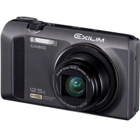 【中古】【非常に良い】CASIO デジタルカメラ EXILIM 1210万画素 光学ズーム12.5倍 EX-ZR100BK