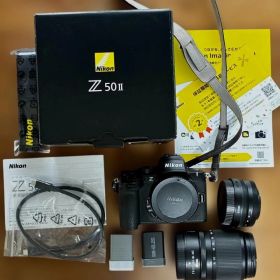Nikon Z 50 II +高倍率ズーム+標準ズーム+純正皮ストラップその他