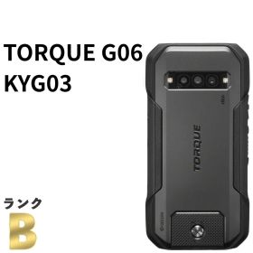 TORQUE G06 KYG03 au SIMフリー 128GB／6GB ブラック 京セラ 防水 防塵 耐衝撃 タフネス 白ロム スマホ本体 送料無料 中古 S889