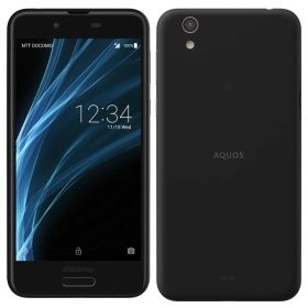 【中古】Cランク【傷や汚れあり】 SIMフリー SH-01K SHARP AQUOS sense ベルベットブラック 本体のみ 利用制限〇(白ロム) 送料無料