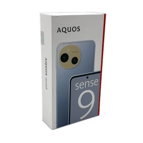 【全額返金保証】【最速発送】SHARP AQUOS sense9 128GB ブルー SIMフリー SH-M29 白ロム 新品未開封 即納OK