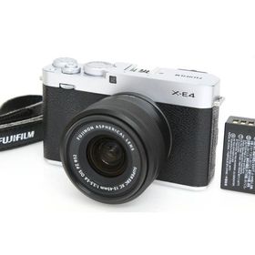 【全額返金保証】良品｜富士フイルム X-E4 レンズキット シルバー CA01-R7319-4C2A