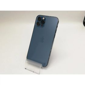 【中古】Apple SoftBank 【SIMロック解除済み】 iPhone 12 Pro 128GB パシフィックブルー MGM83J/A【福岡天神】保証期間1ヶ月【ランクC】