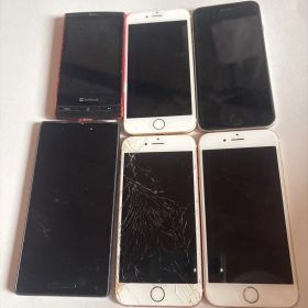 スマートフォン iPhone本体 ６台まとめて通電できません ジャック品