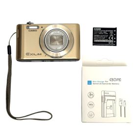 【30日返金保証】CASIO EX-ZS190GD デジタルカメラ EXILIM 広角24mm 光学12倍ズーム プレミアムオート 1610万画素 ゴールド カシオ Casio casio ex-zs190gd EXZS190GD exzs190gd 0757
