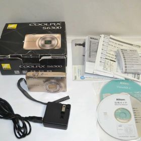 [中古] 動作品 Nikon COOLPIX コンパクトデジタルカメラ S6300 エレガントゴールド 光学10倍 1602万画素 デジカメ クールピクス ニコン 中古 USED品