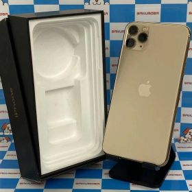 【中古】iPhone11 Pro Max 64GB ゴールド MWHG2J/A AU版SIMフリージャンク品