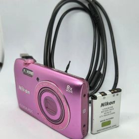 【美品】ニコン Nikon COOLPIX S3700 ピンク デジタルカメラ