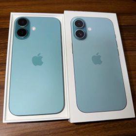 〈最終値下げ〉iPhone 16 128GB ティール 美品 SIMフリー 箱付