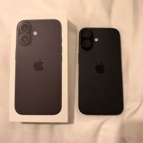 箱付き iPhone 16 ブラック 128GB 本体 傷あり SIMフリー