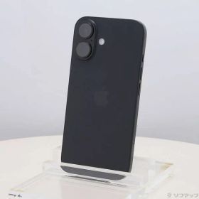 ソフマップ 〔中古品〕 iPhone16 256GB ブラック MYDW3J／A SIMフリー【196】
